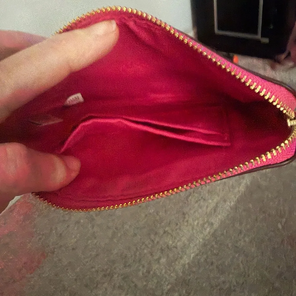 Coach Pink Wristlet Bag